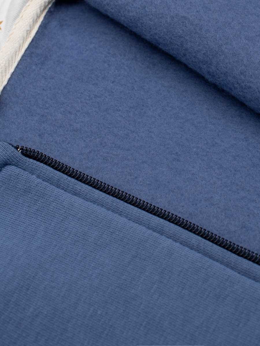 Утеплённый комбинезон Мишка (серо-голубой)