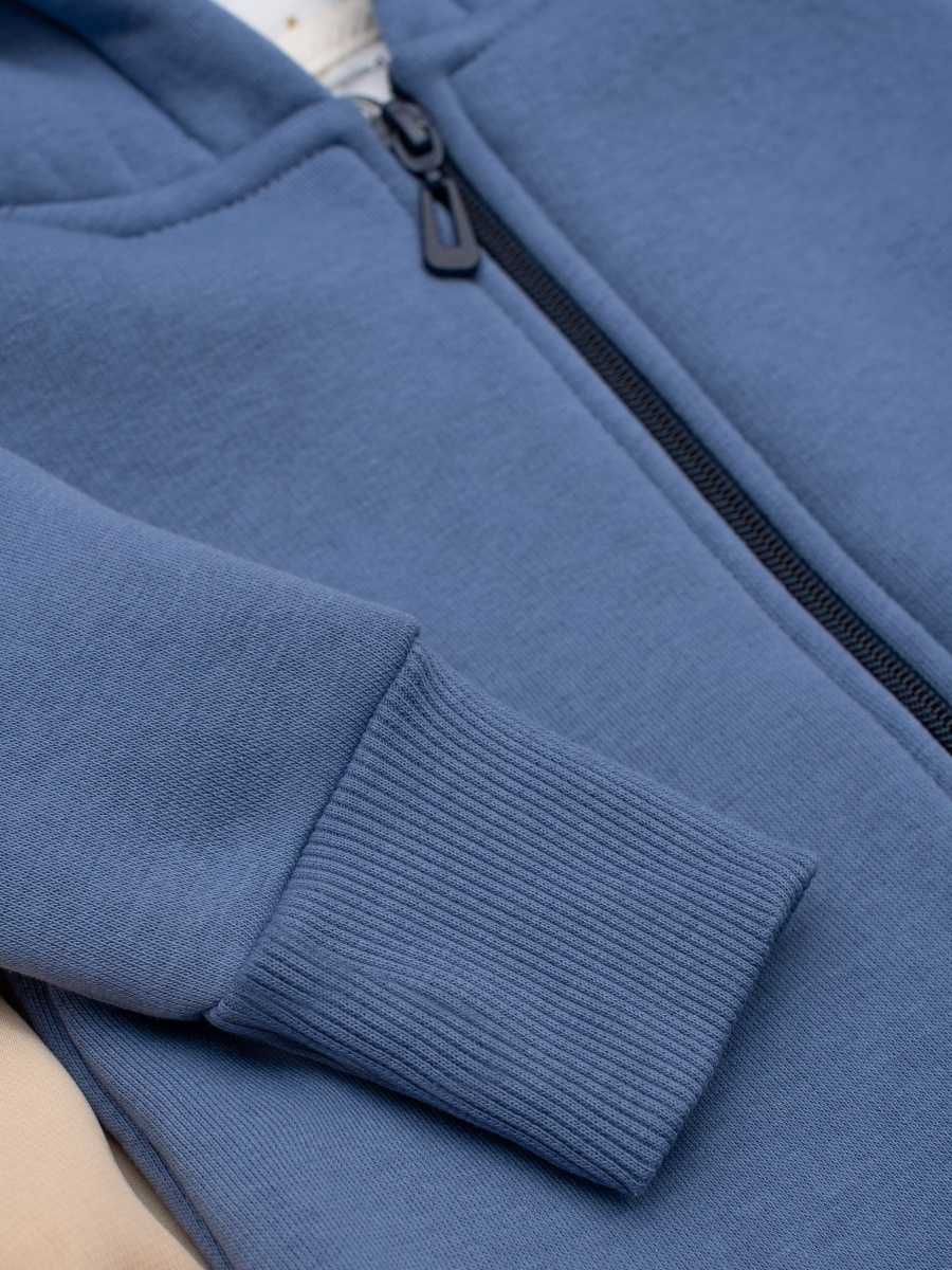 Утеплённый комбинезон Мишка (серо-голубой)