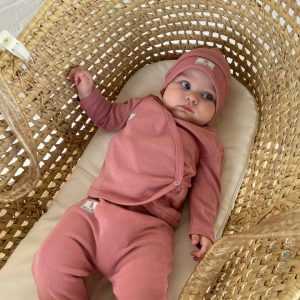 Комплект для новорождённых Карапуз (пудра)