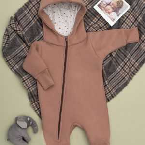 Утеплённый комбинезон Чарли (тауп-грей)