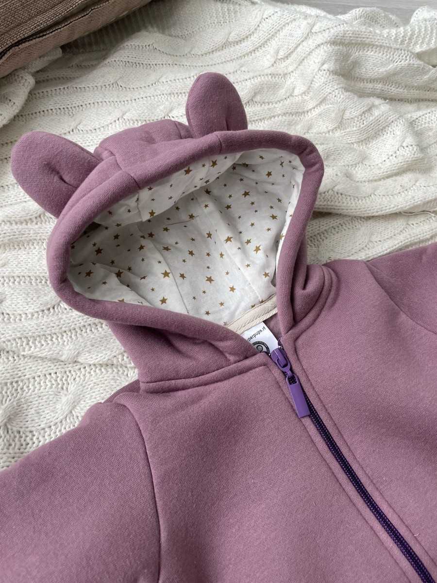 Утеплённый комбинезон Мишка (мокрый асфальт)