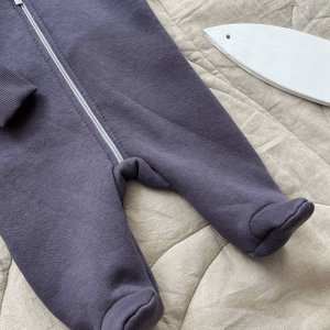 Утеплённый комбинезон Мишка (мокрый асфальт)