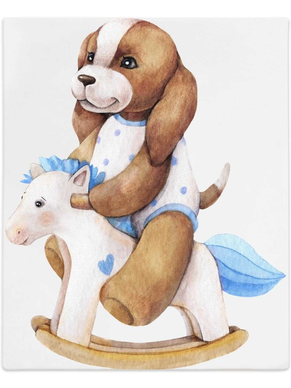 Шапочка Собачка на качалке