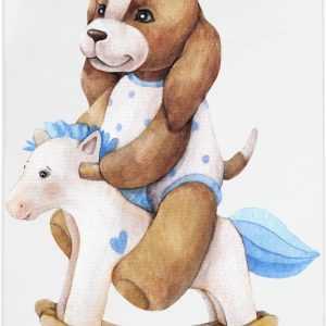 Шапочка Собачка на качалке