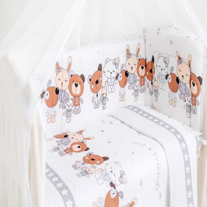 Бортик в кроватку Друзья