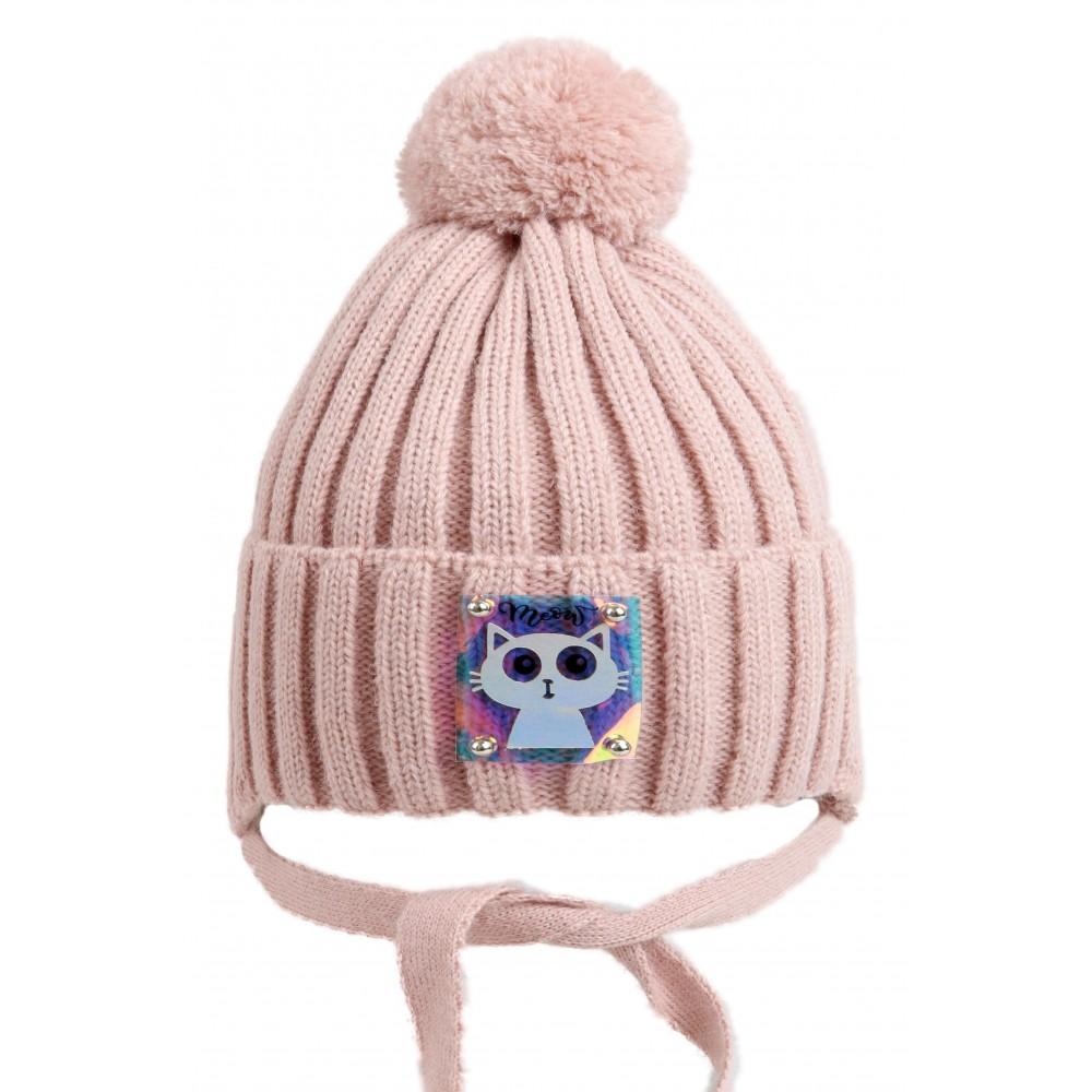 Детская шапка с ушками на завязках р.44-46 (Копировать)