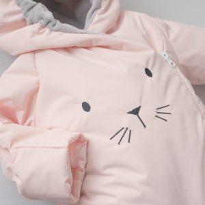 Демисезонный комбинезон Ушастик с закрытыми ножками (Копировать)