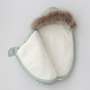 Конверт на выписку в коляску зима Гномми алоэ