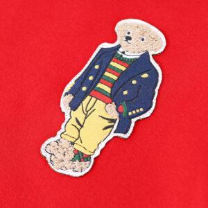 Толстовка с начёсом на мальчика Мишка в кепке